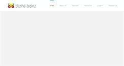 Desktop Screenshot of dezinebrainz.com
