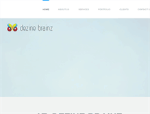 Tablet Screenshot of dezinebrainz.com